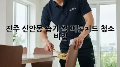 진주 신안동🏡 습기 싹!🌿 피톤치드 청소 비법✨