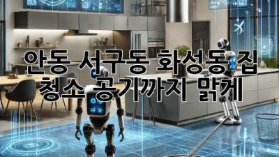 안동 서구동, 화성동 집 청소, 공기까지 맑게!